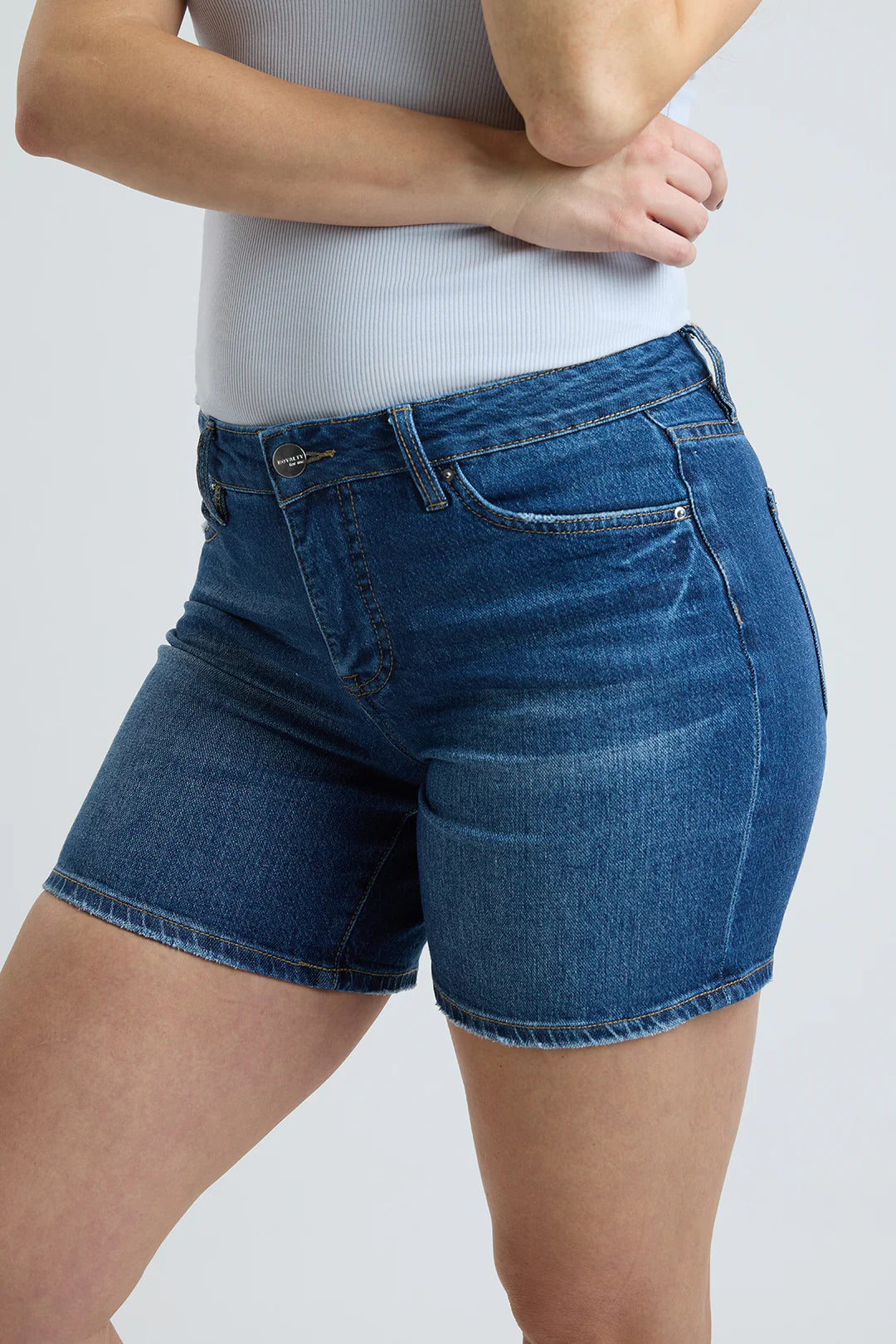 Royalty Essential Dark Wash Shorts