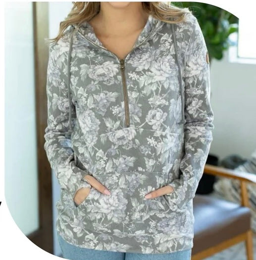 Small floral Michelle Mae hoodie