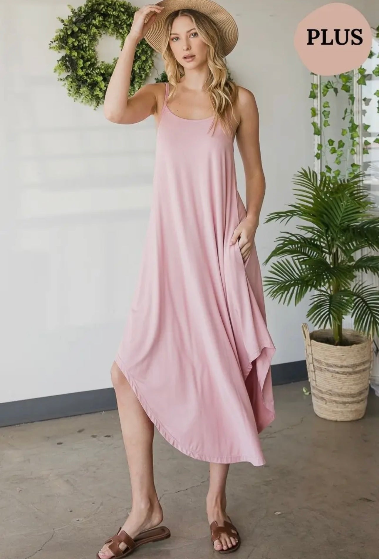 Spaghetti Strap Tank Dress
