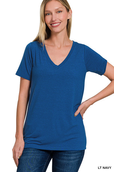 Navy basic tee