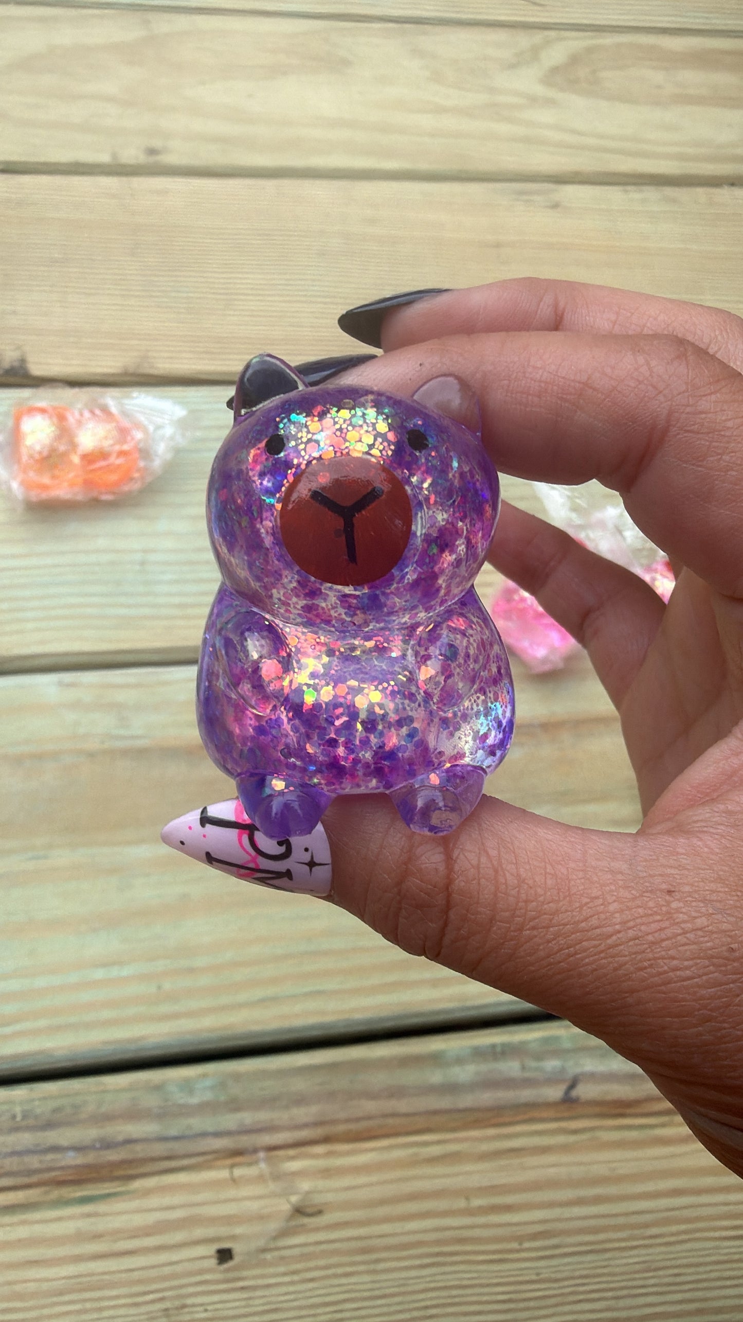 Purple capybara