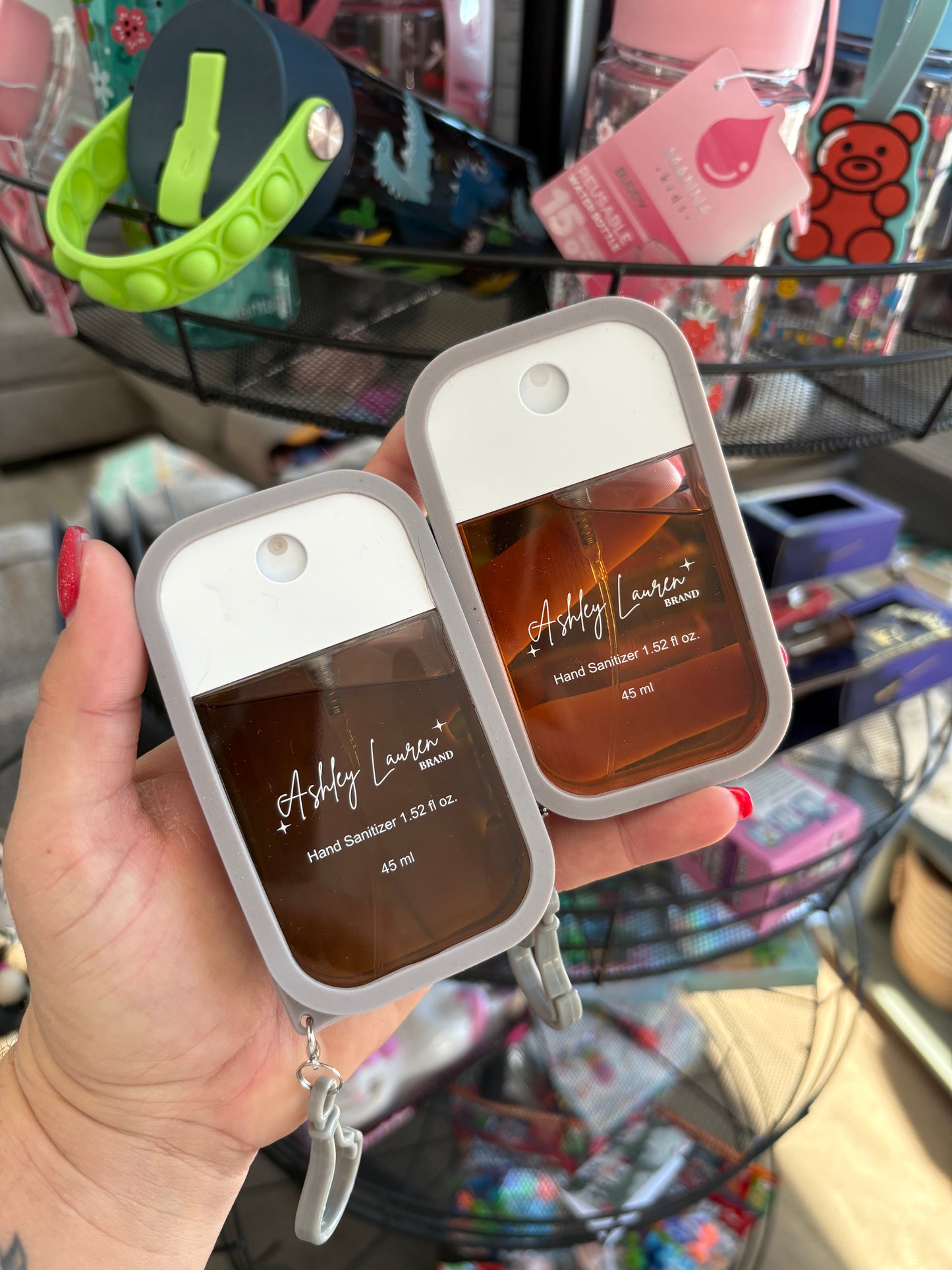 Spray Hand sanitizers with cover