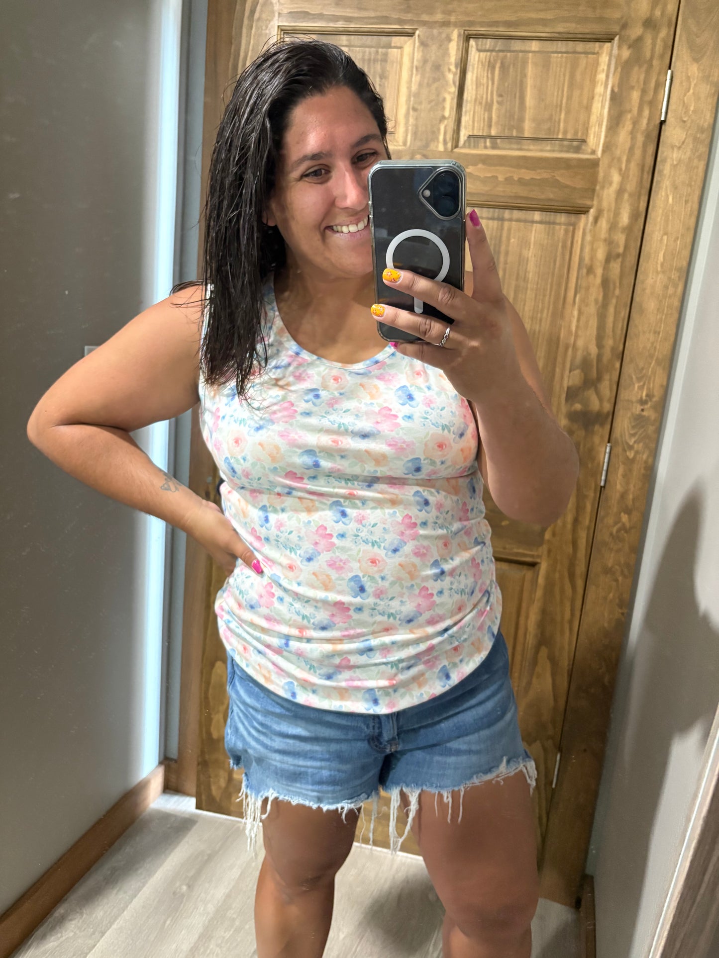 Michelle Mae Floral Tank