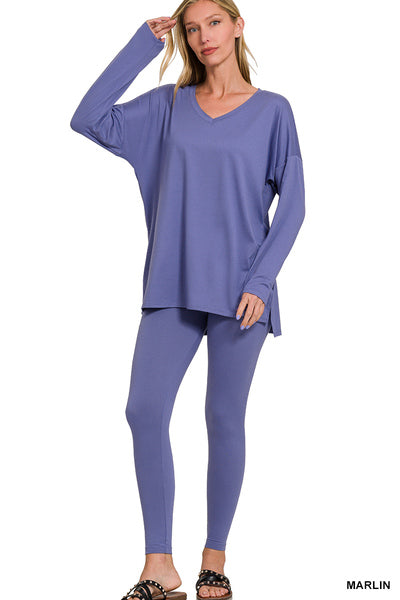 Marlin long sleeve/legging lounge set