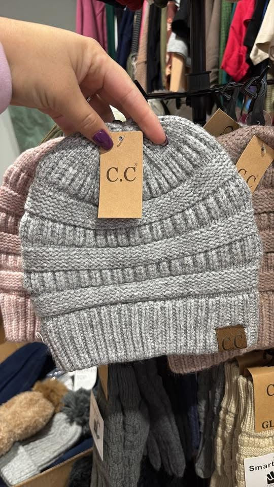 Knit c.c hats