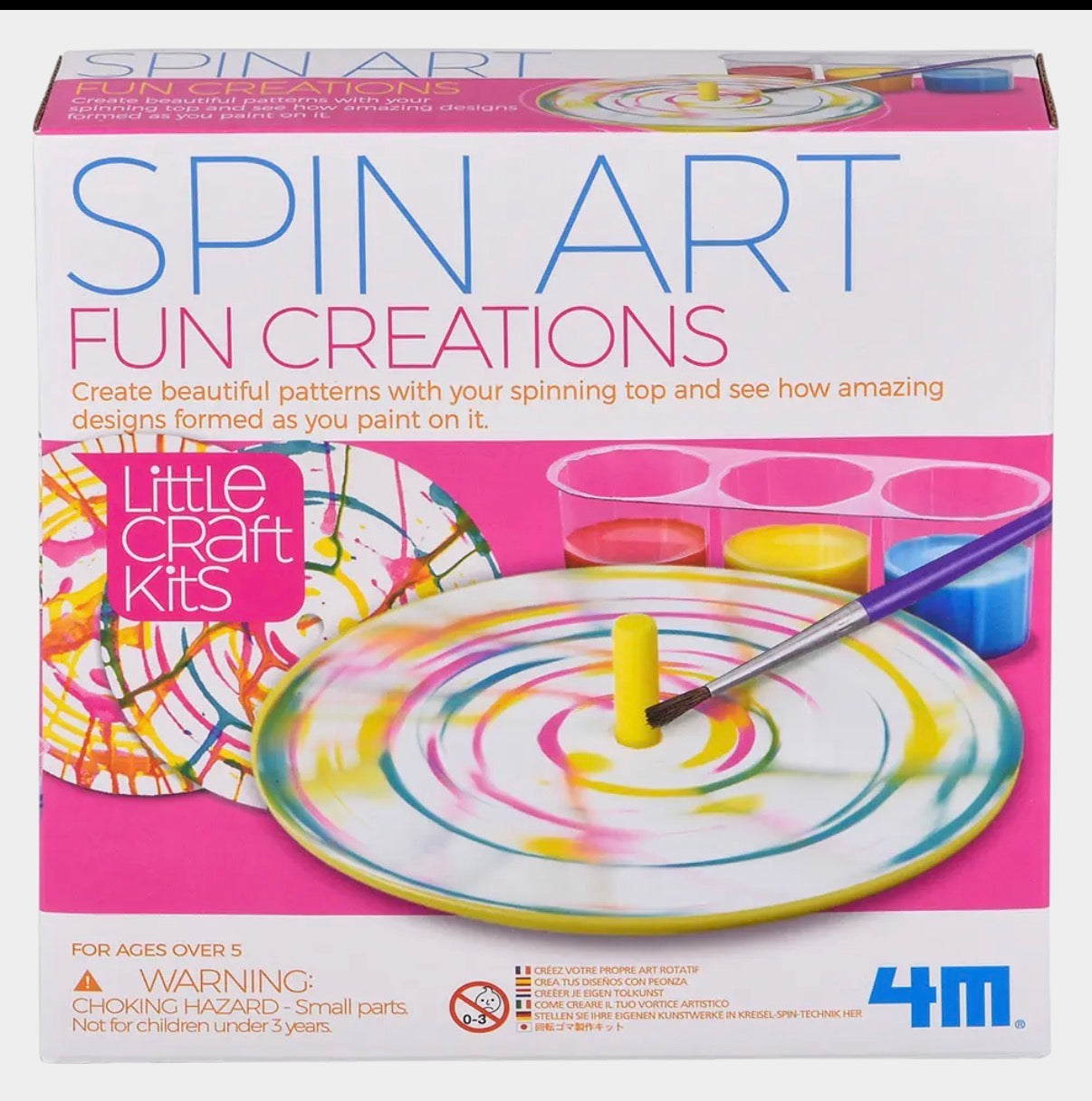 Spin art kit