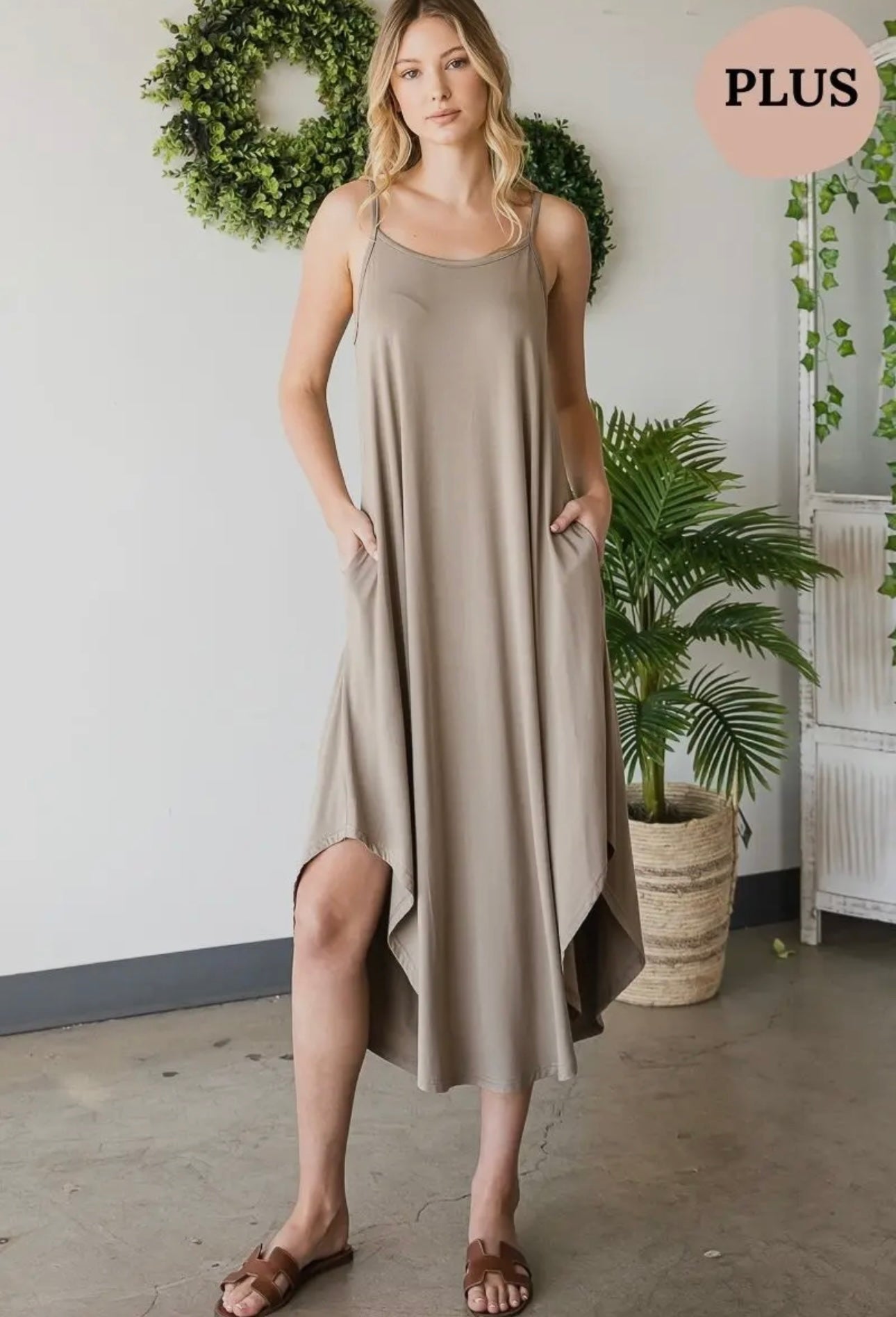 Spaghetti Strap Tank Dress