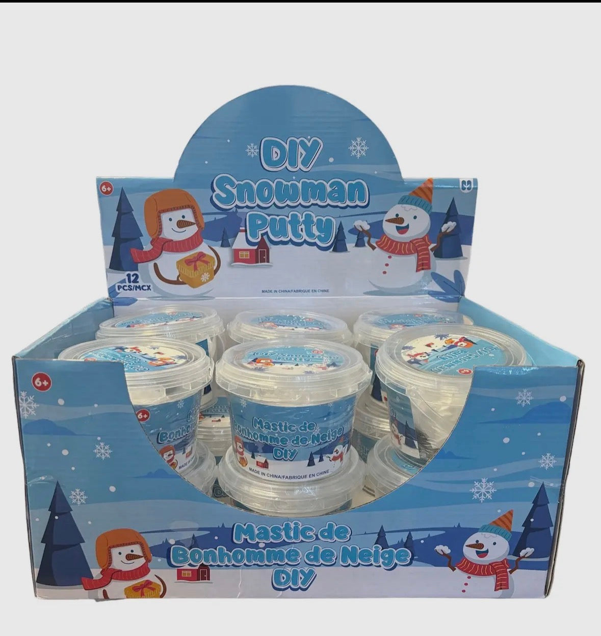 Snowman putty