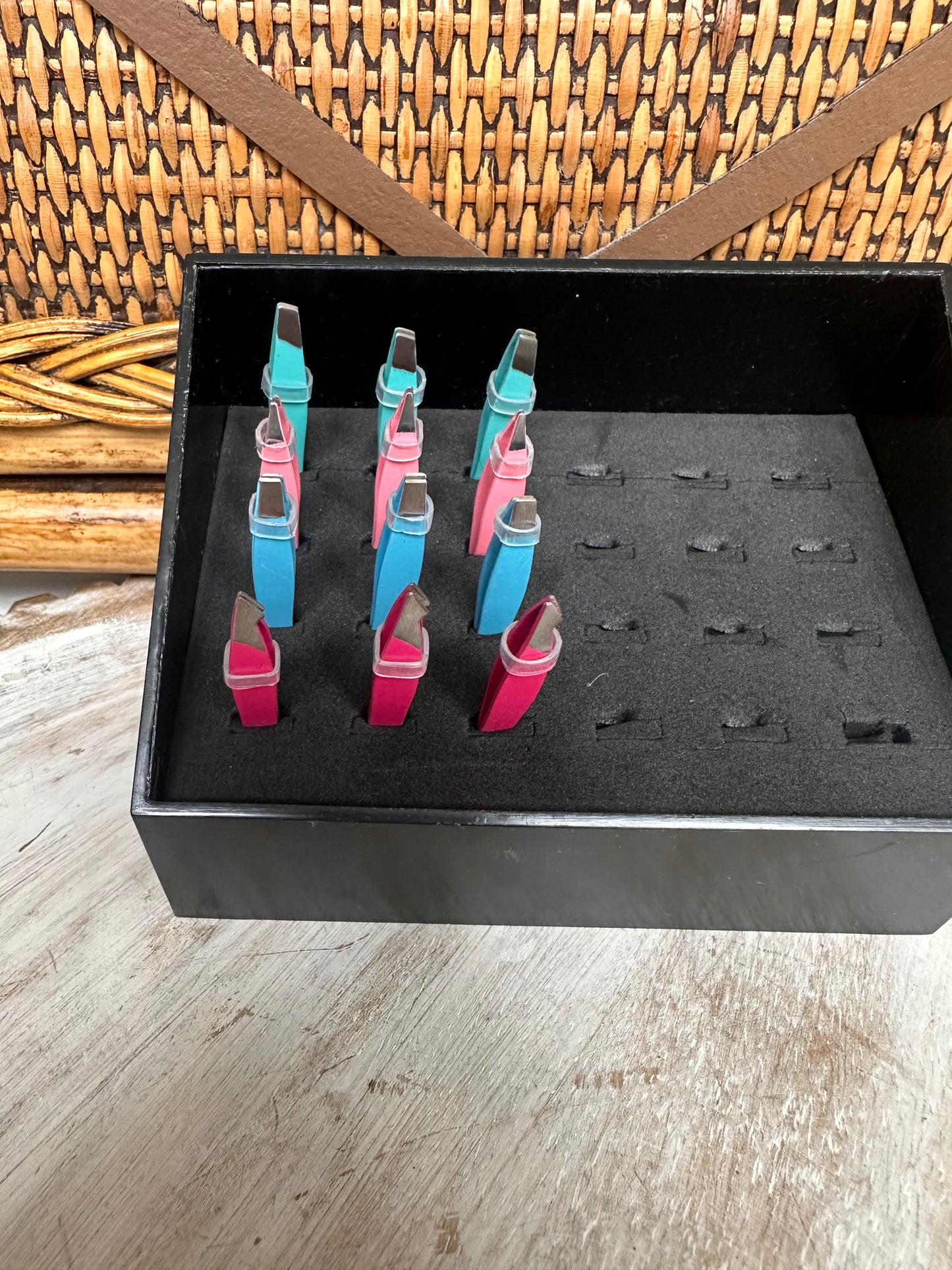 4 piece mini tweezer set