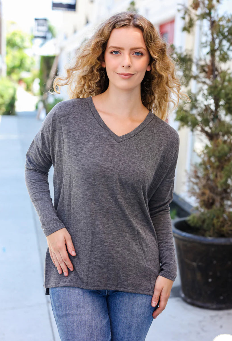 Charcoal long sleeve