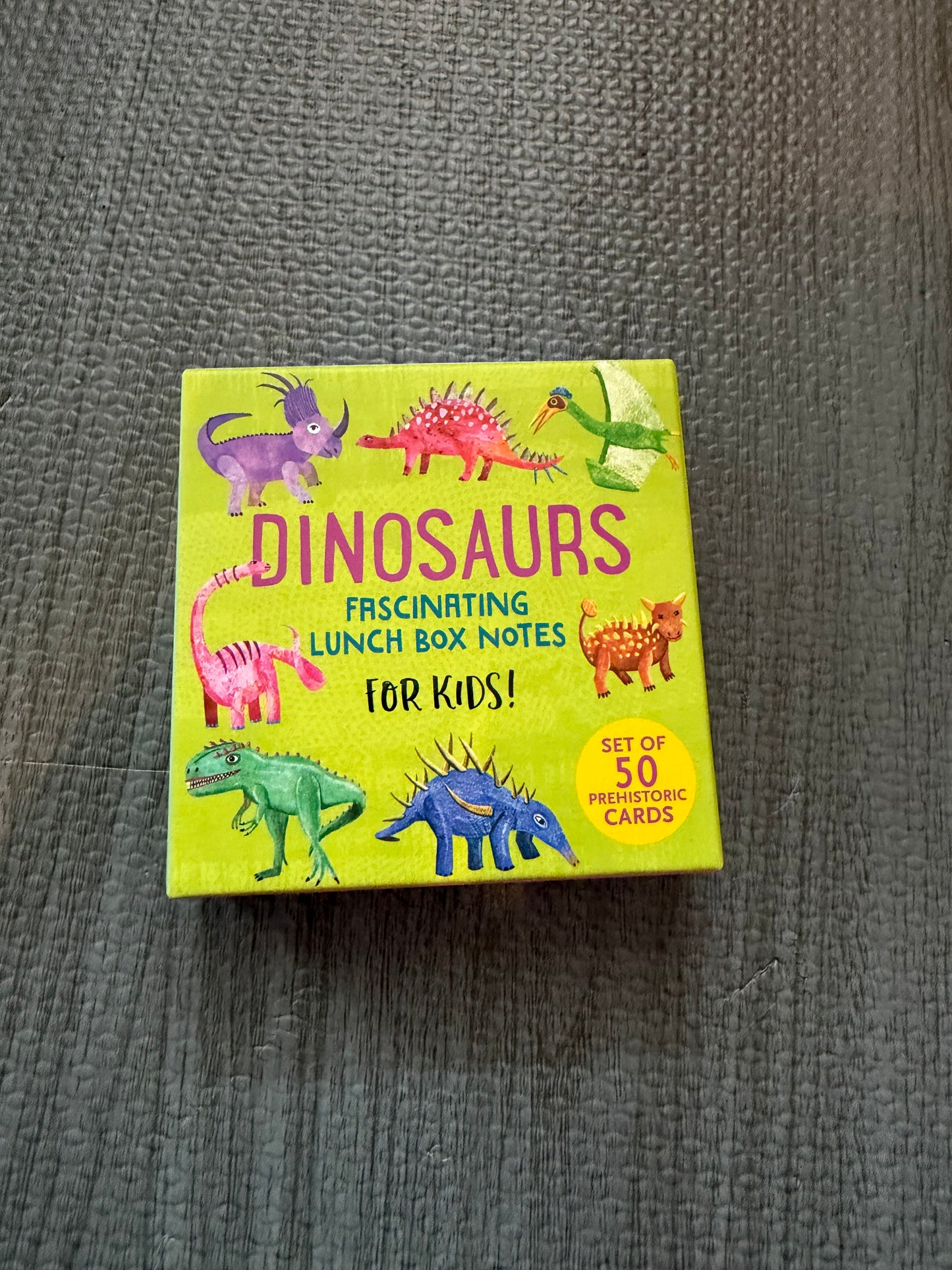 Dino lunchbox notes