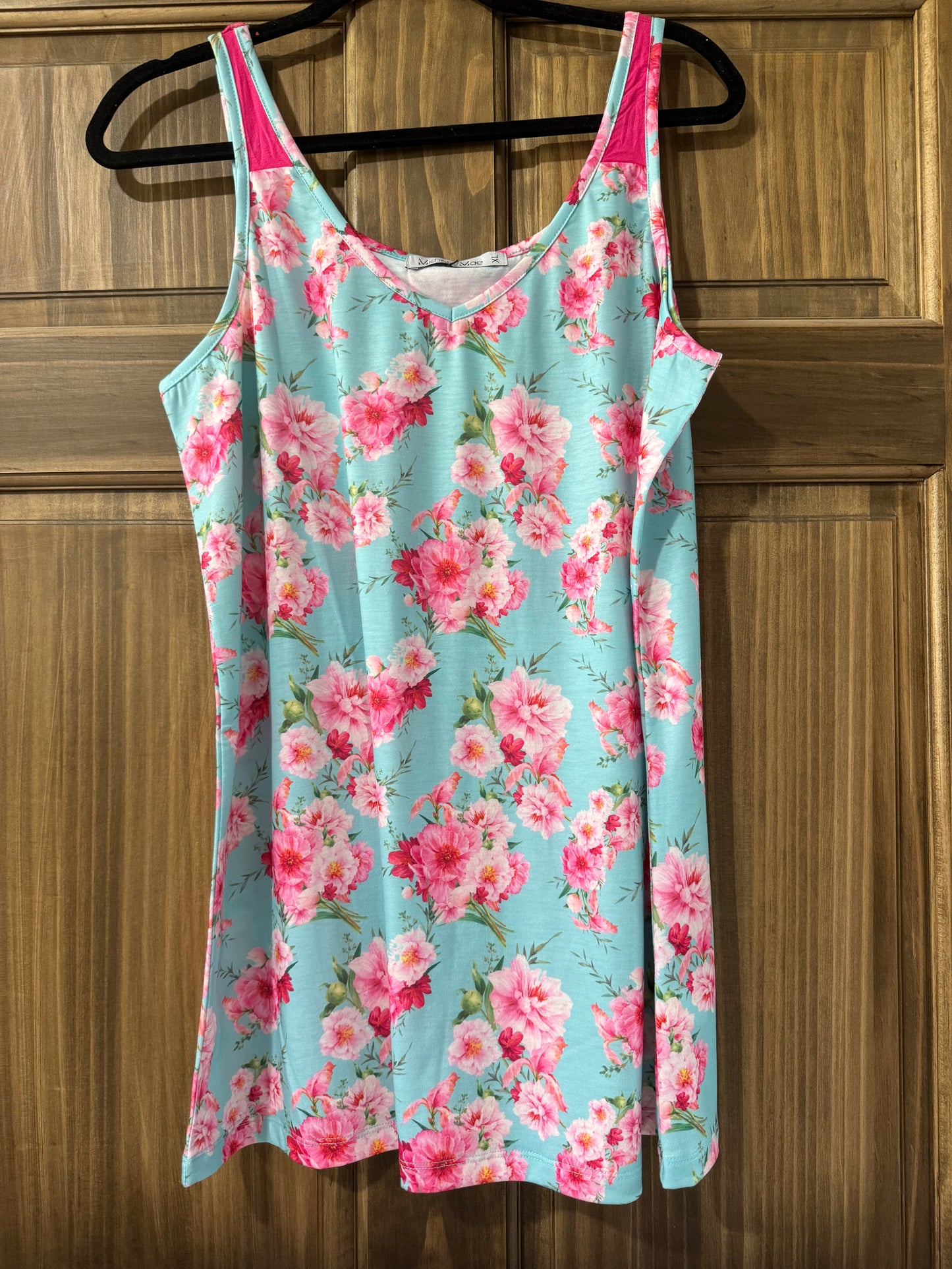Mint floral Michelle Mae tank