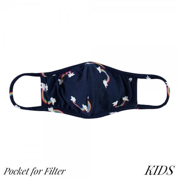 Kids Navy Rainbows