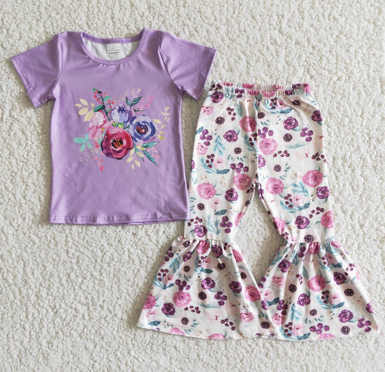 Purple Floral Bell Set - PREORDER
