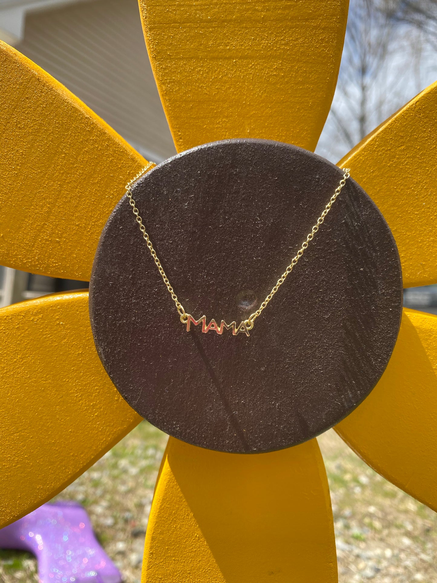 Gold Mama Necklace