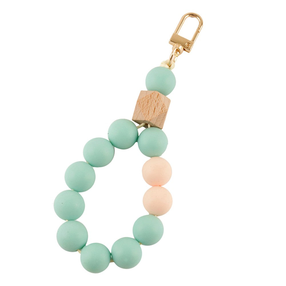 Chunky Bead Key Ring Bangle