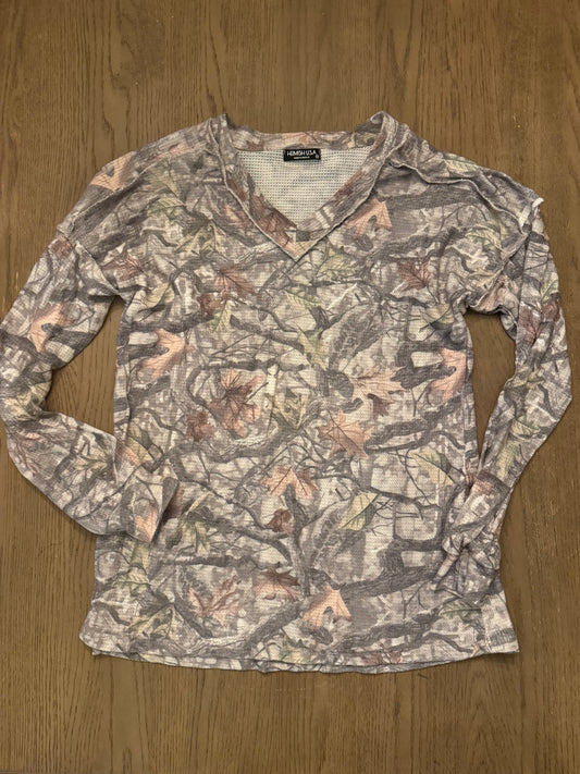 Camo waffle long sleeve