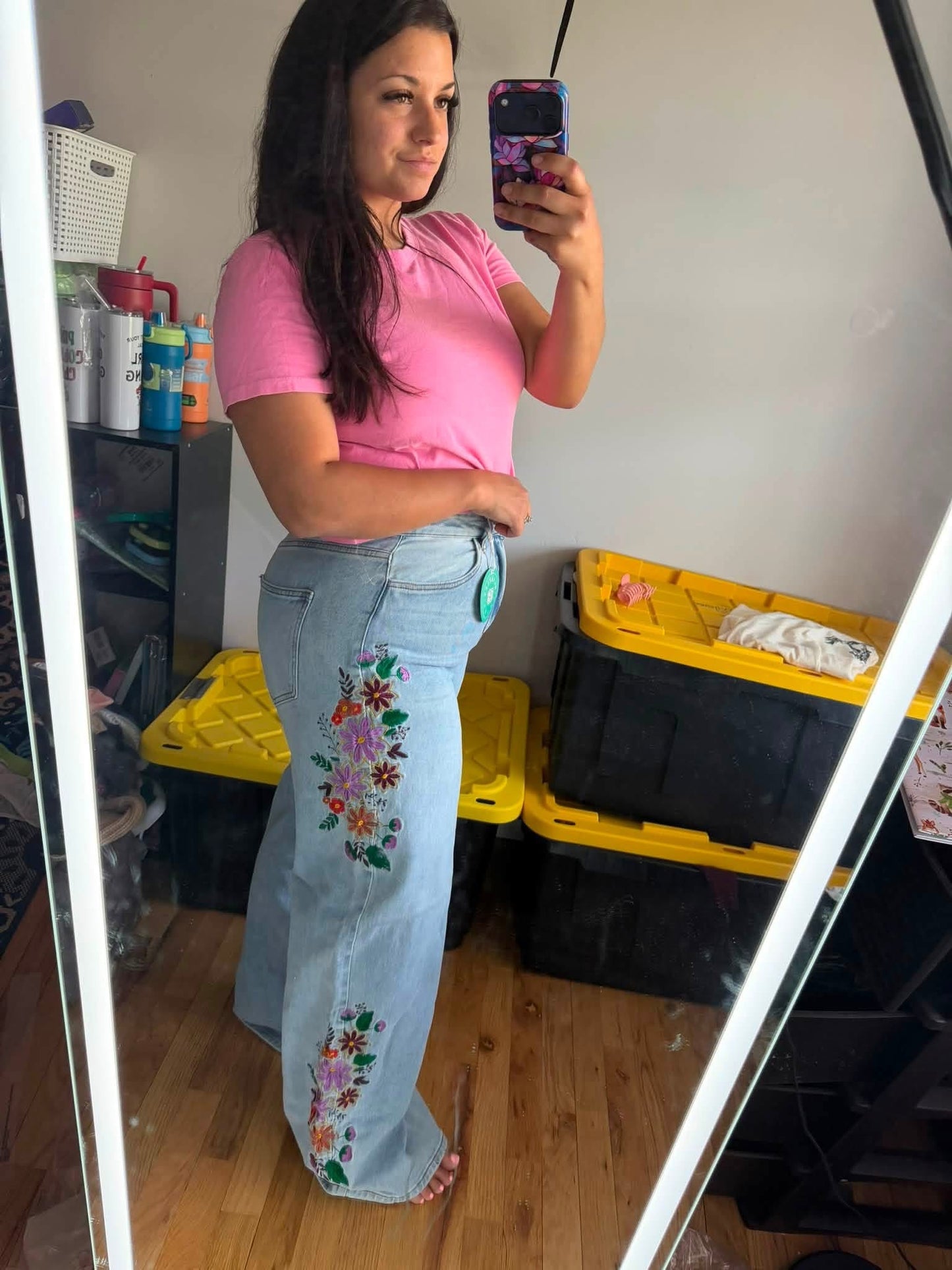 Blakeley embroidered jeans