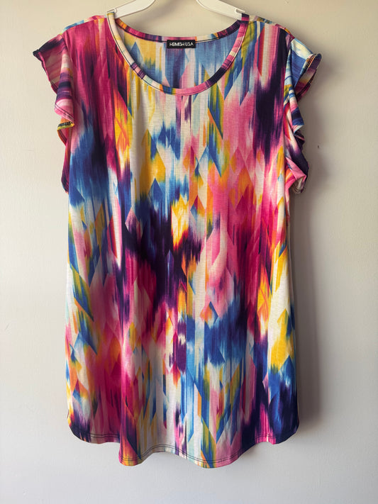 Watercolor abstract top