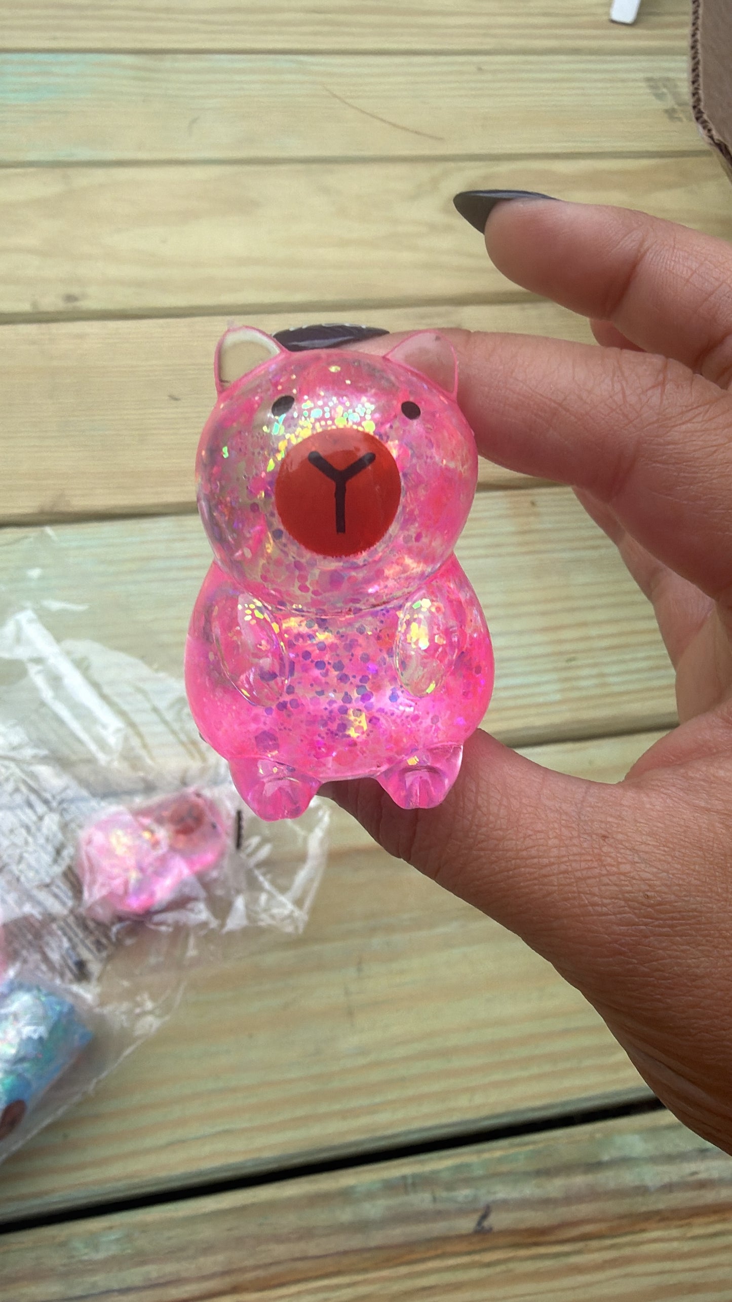 Pink capybara