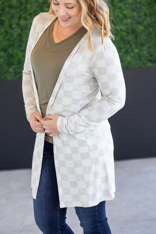 Checker Michelle Mae cardigan