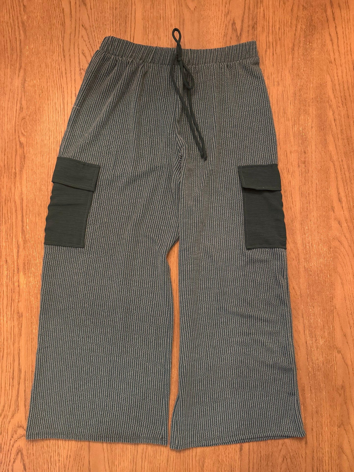 Emerald ribbed lounge pants