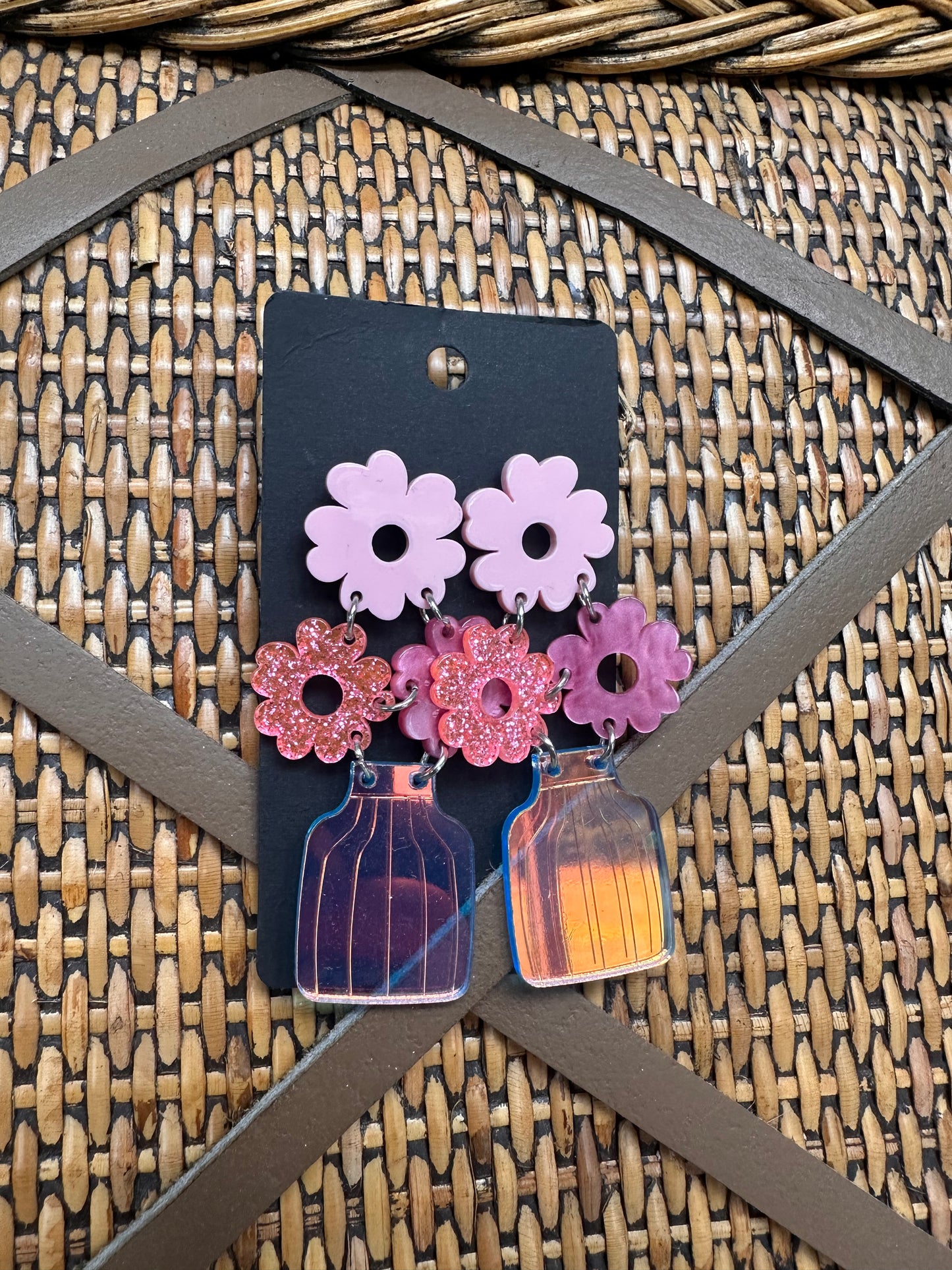 Floral Vase Earring