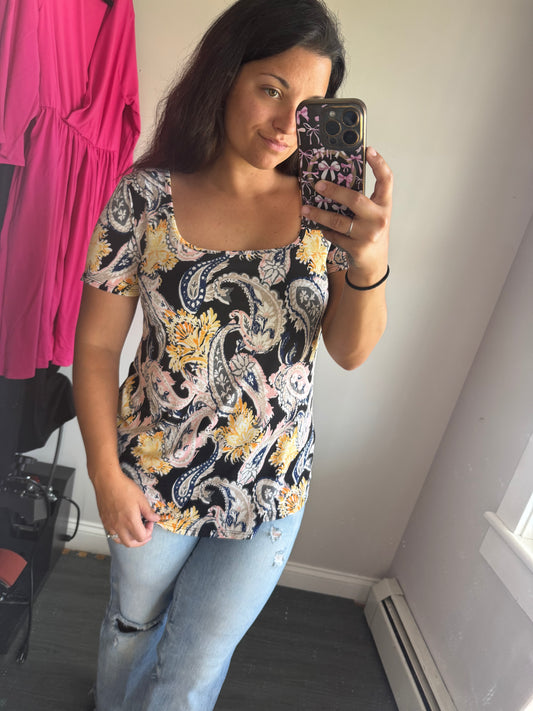 Paisley slinky top