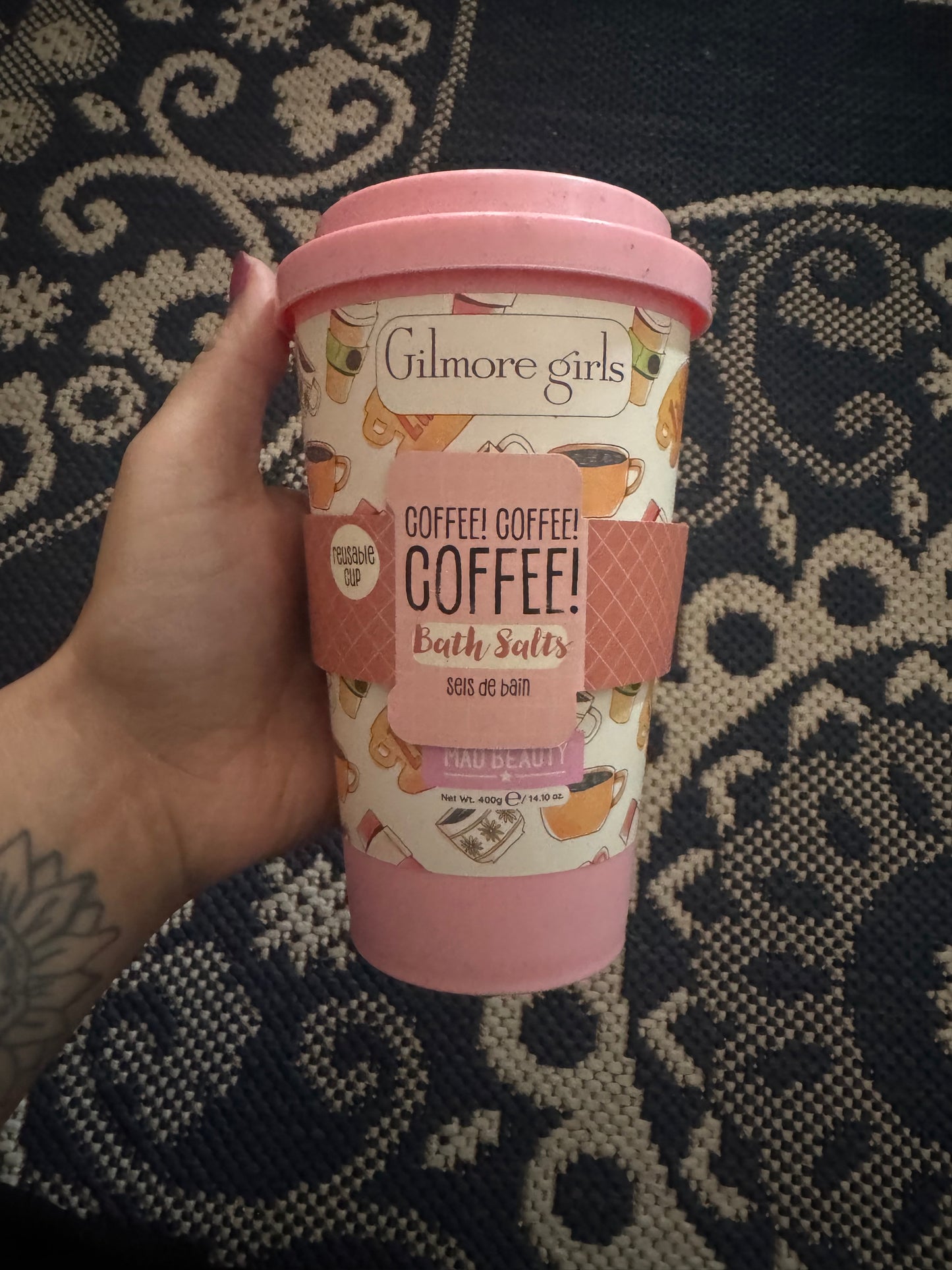 Gilmore girls coffee, cup bath salts
