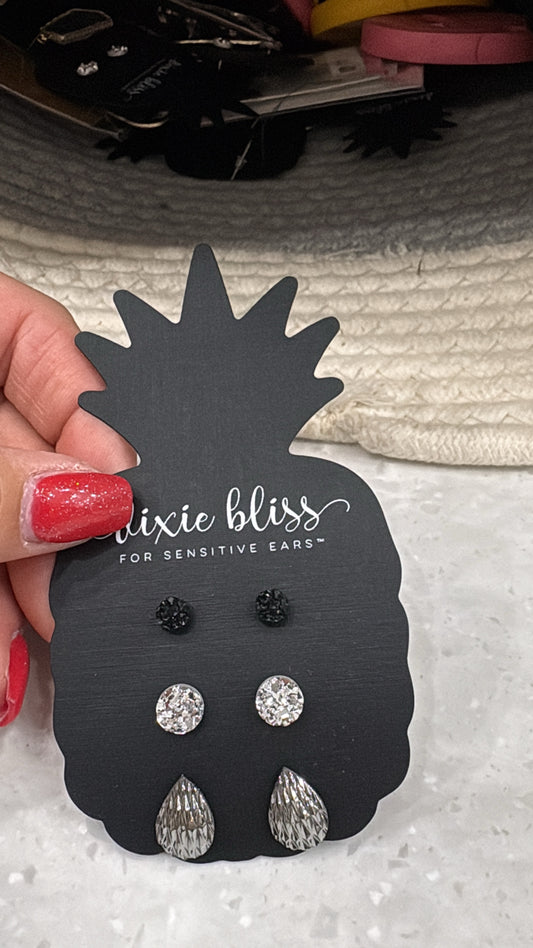 Dixie Bliss - silver trio