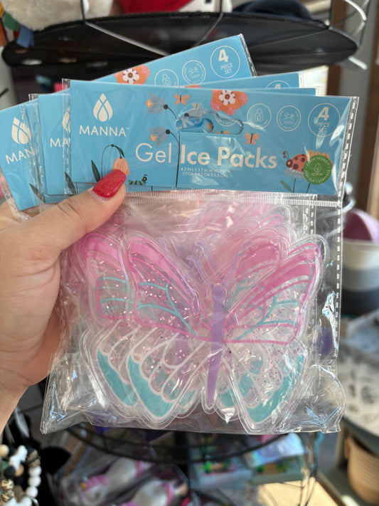 4 pack butterfly gel ice packs