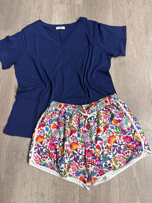 Fiesta Time Floral Everyday Shorts
