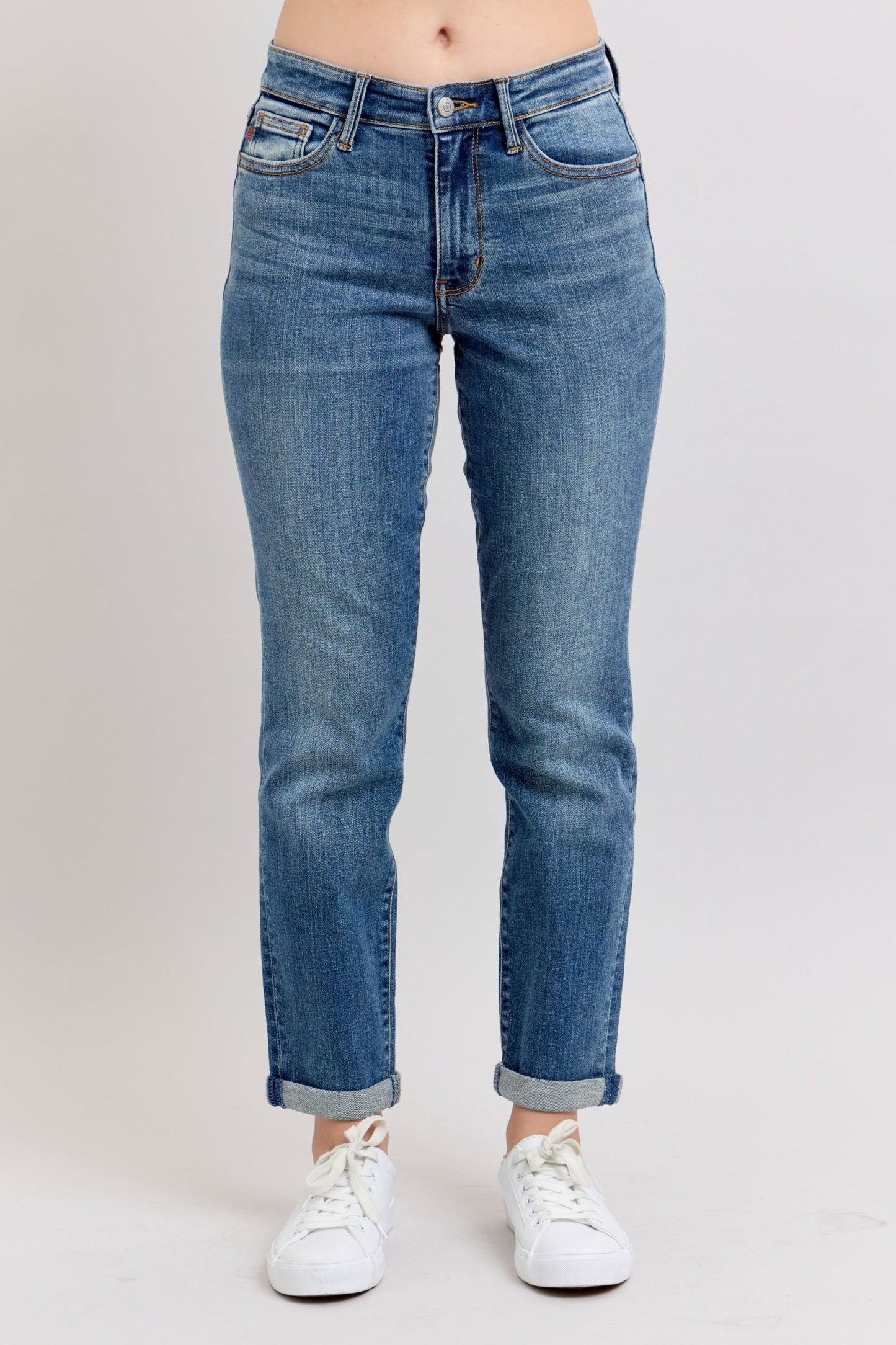 Judy Blue Jennifer Non Distressed Boyfriend Jeans