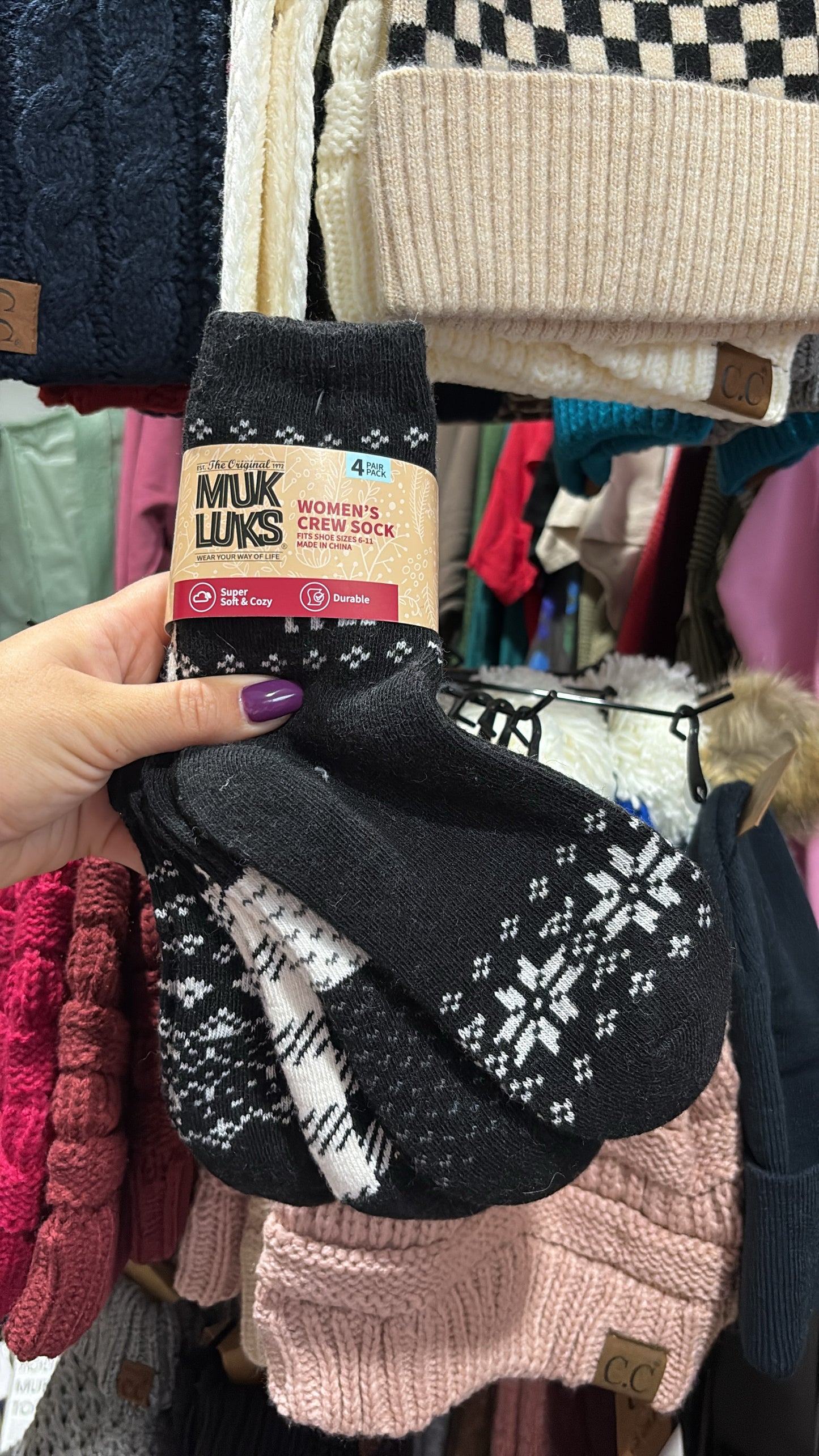 4 piece sock set