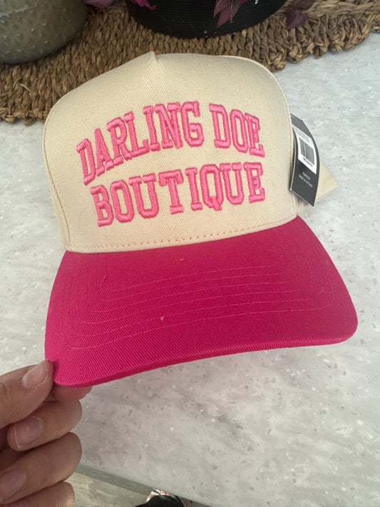 Pink darling doe hat
