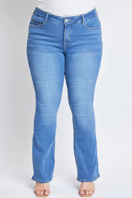 Ymi Queen Boot Cut Flap Pocket Jeans