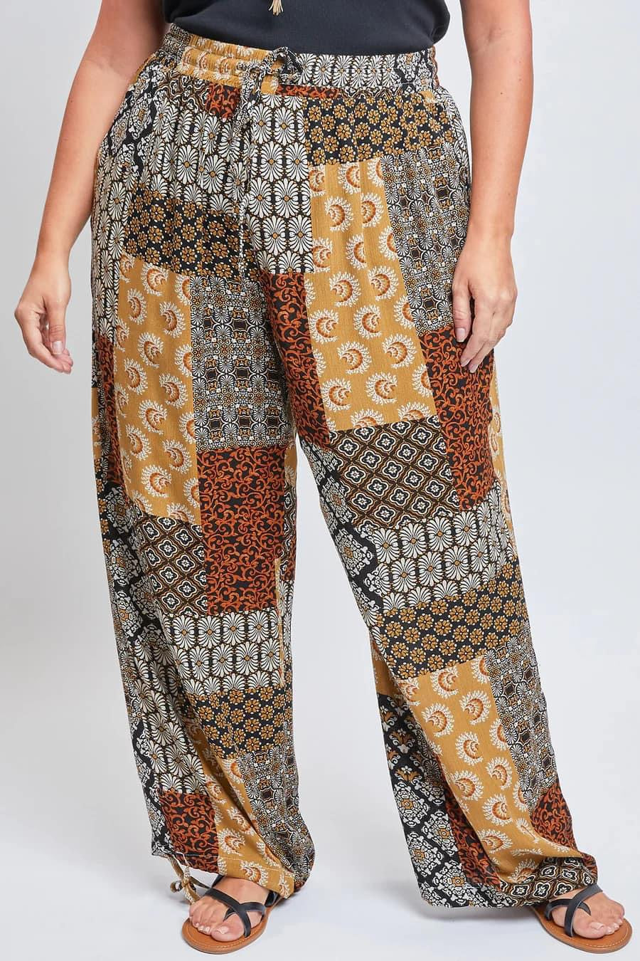 Patchwork QUEEN pants