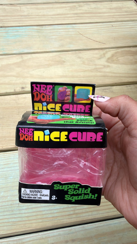 Pink nice cube