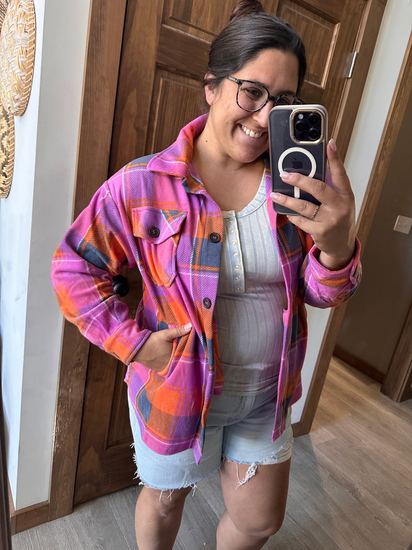 Pink & Orange Shacket