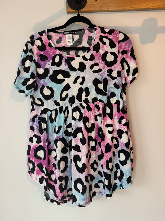 Colorful cheetah babydoll