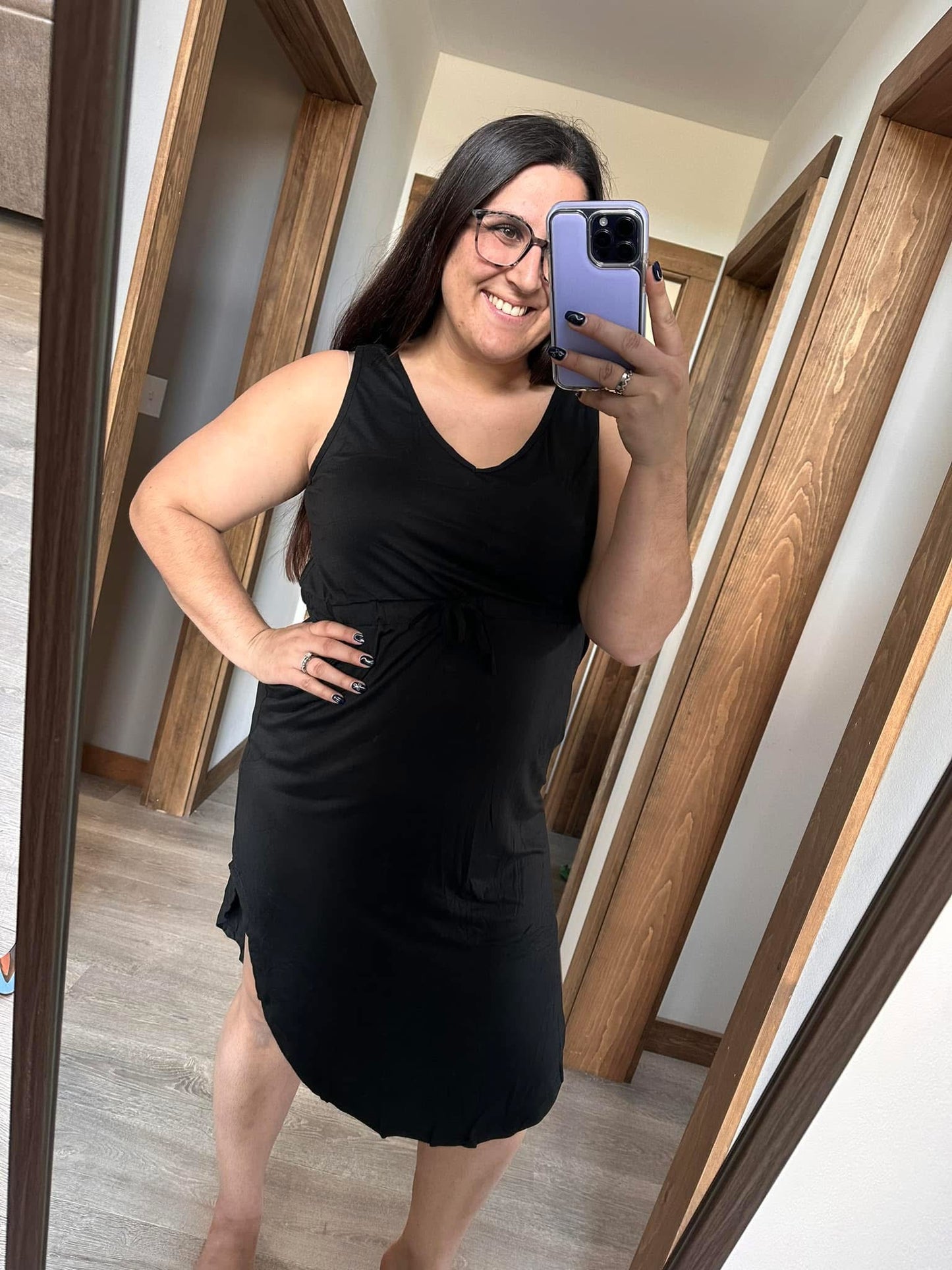 Tank Tie Waist Dress
