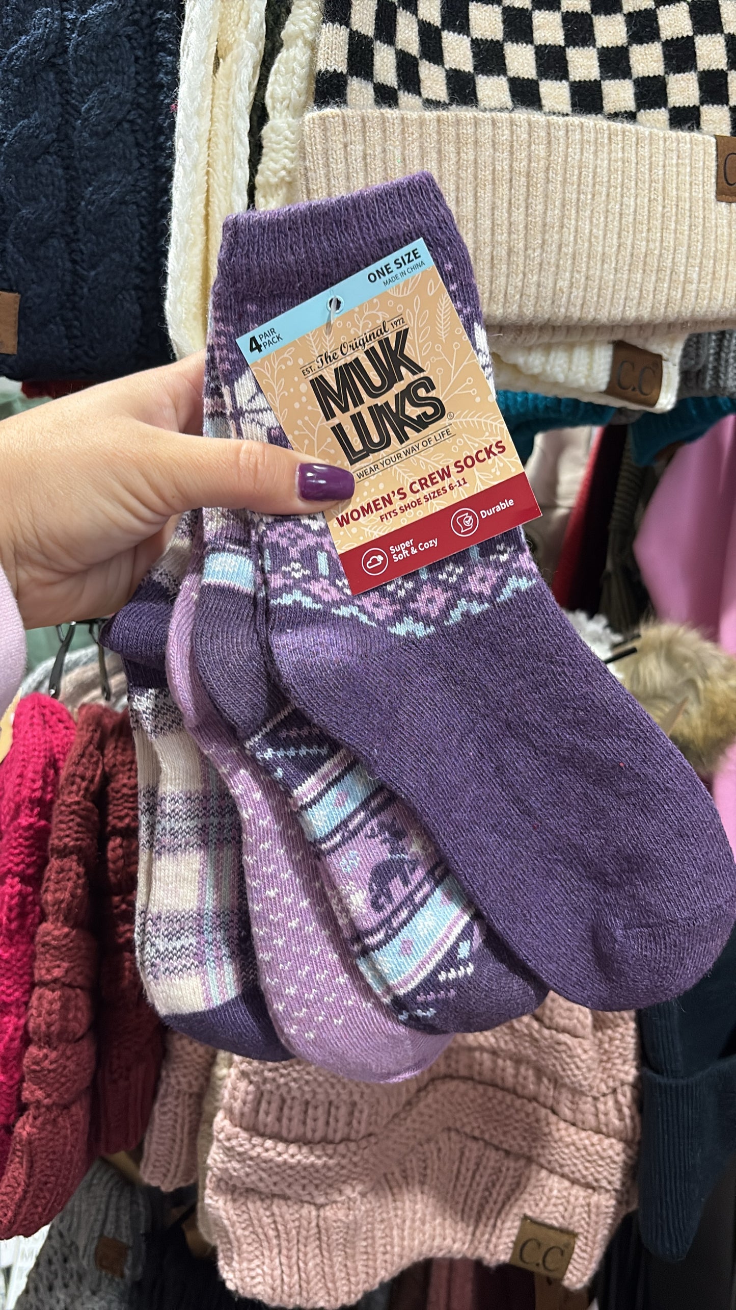 4 piece sock set