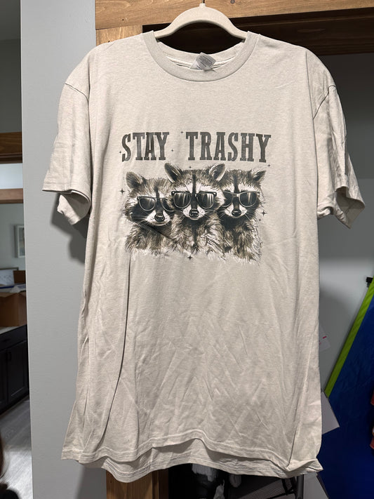 Stay Trashy Tee - LARGE