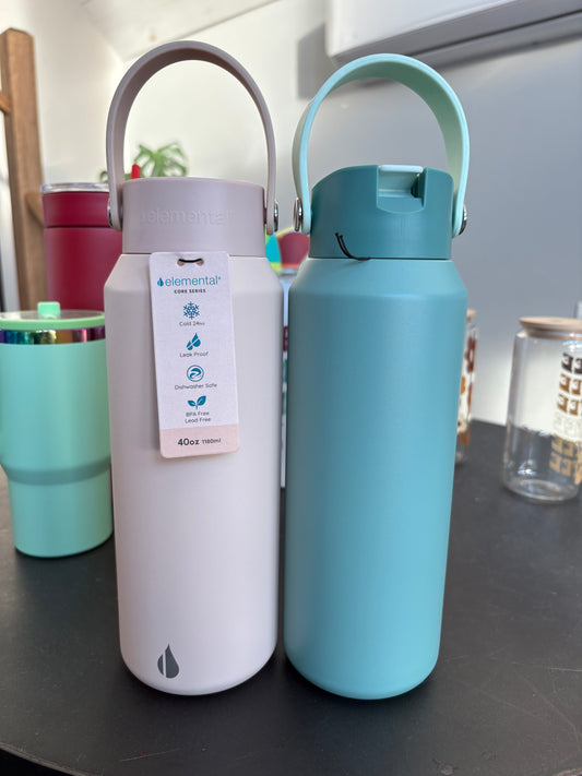 40oz flip top water bottles