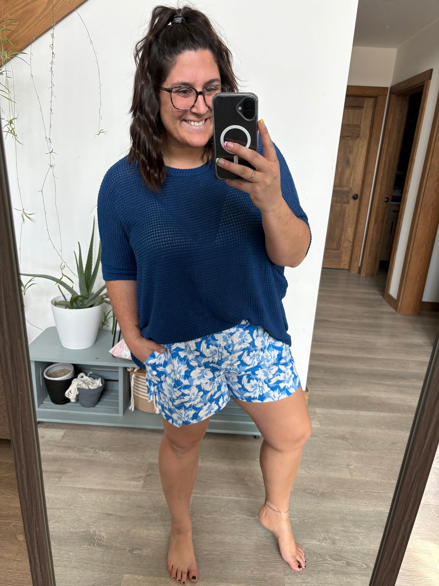 Casual Outing Floral Shorts