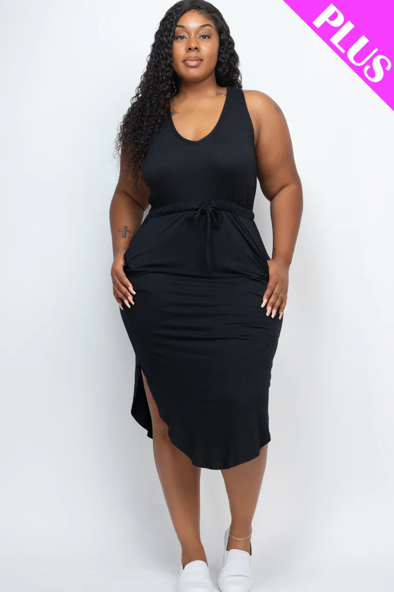 Tank Tie Waist Dress