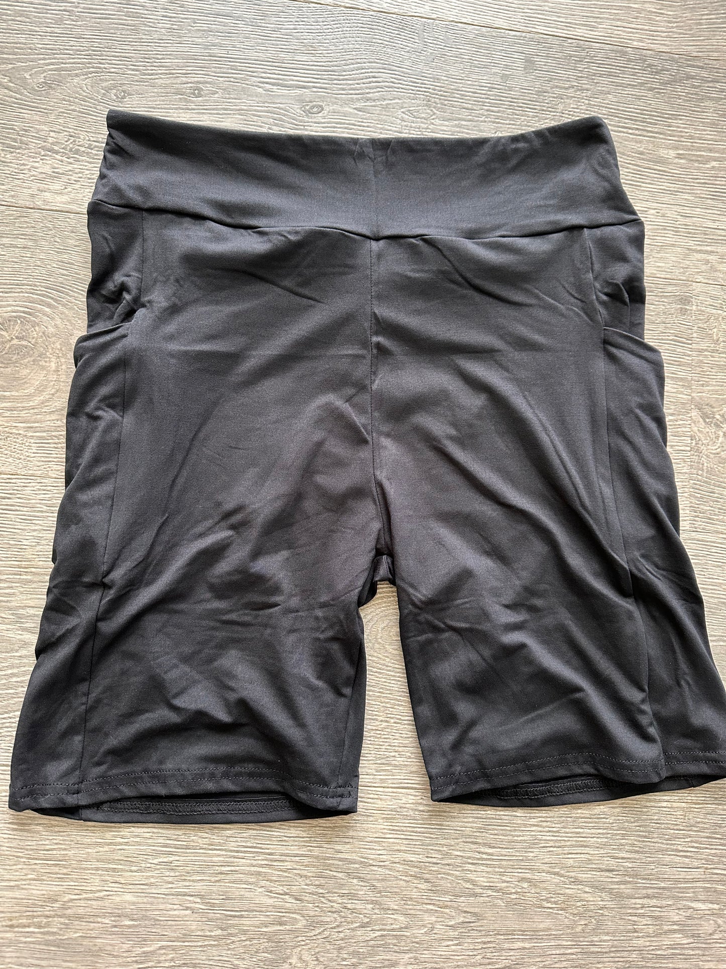 Black Pocket Bike Shorts