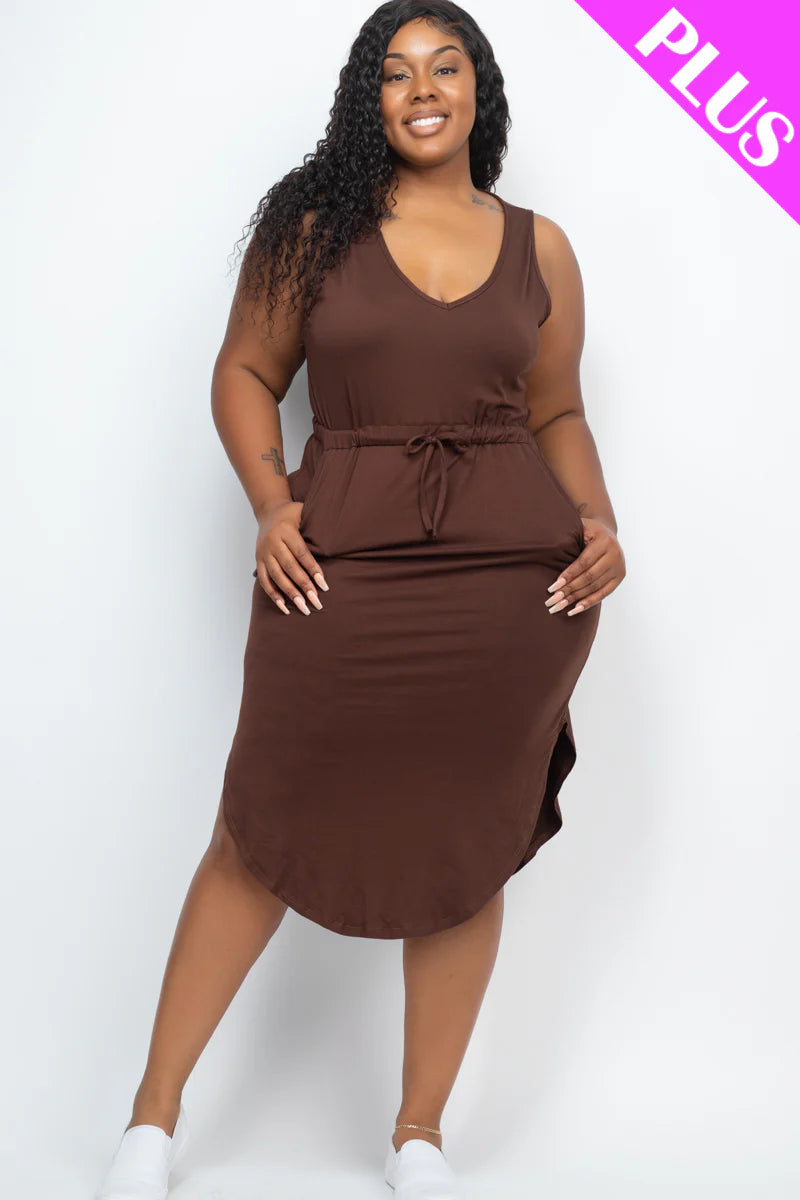 Tank Tie Waist Dress