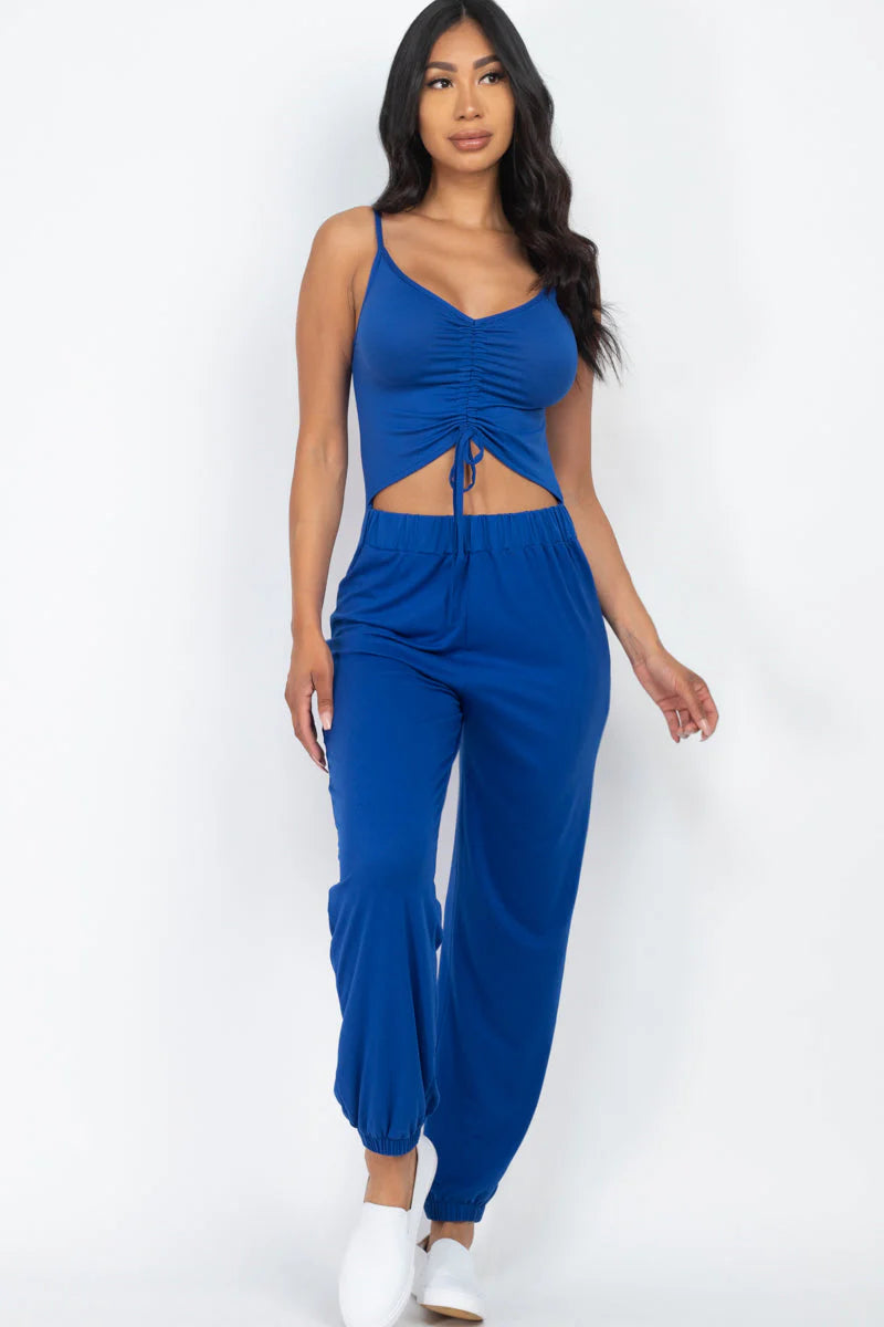 Blue Cutout Jumper