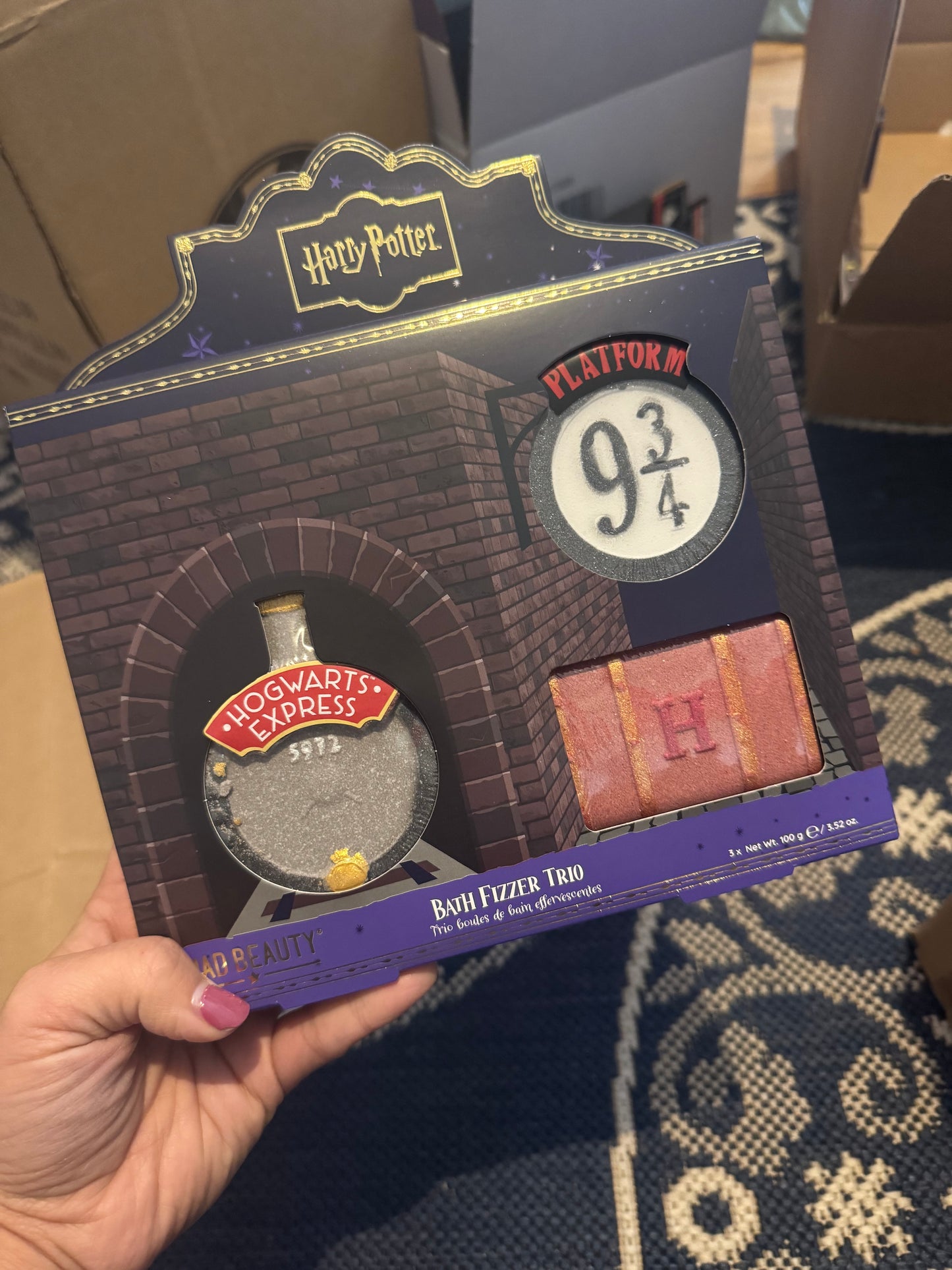 Harry Potter bath bomb trio